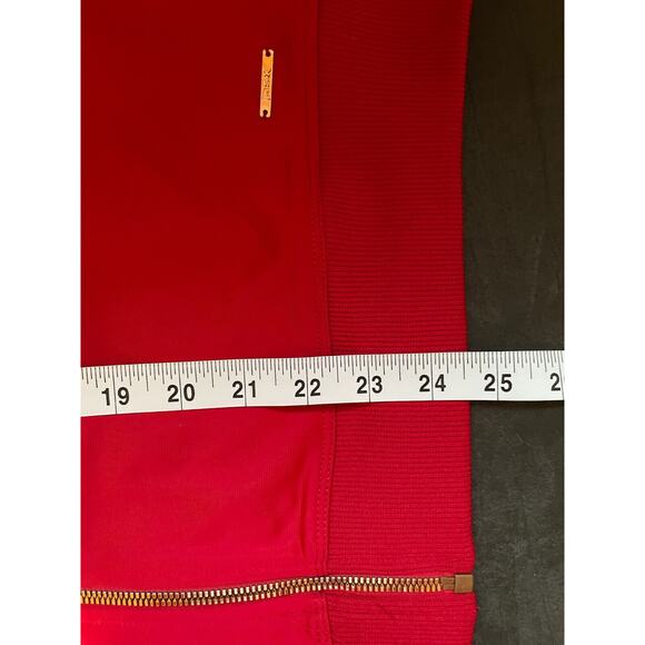 NFL MSX Team Apparel Atlanta Falcons Women's Red Zip Up Jacket Size XL NWT - Picture 5 of 8